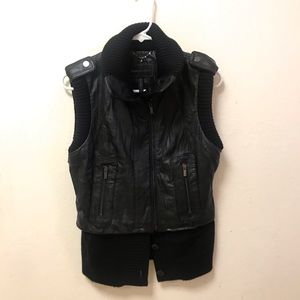 BCBGMAXAZRIA Black Vest